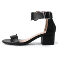 thumbnail image 7 of J. Adams Mimi Ankle Strap Kitten Sandal - Stylish and Comfortable Low Dress Heels for Women, 7 of 7