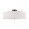 thumbnail image 6 of Livex Lighting Meridian 9" 5-Light Metal/Fabric Ceiling Mount in Bronze, 6 of 9