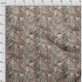 thumbnail image 4 of oneOone Cotton Silk Beige Fabric Leaves Sewing Craft Projects Fabric Prints By Yard 42 Inch Wide, 4 of 6