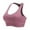 Pink, variant on Sports Bras for Women High Support Moulded Cup High Impact Bras Racerback Workout Running Yoga Bra Black L