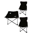 thumbnail image 1 of Set de 2 Sillas y Mesa Plegable para Niños Genérico Camping Negro, 1 of 3