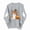 Gray, variant on Halloween Shirt for Women Graphic Print Sweatshirts Fall Long Sleeve Crewneck Pullover Tops Pink Size 2XL