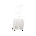 thumbnail image 4 of koolsoo Support de Rangement pour Ballon de Basketball avec Roues, sur Pied, avec Panier et Support pour Ballon, Support de Garage pour Équipement de Sport pour Équipement de Sport Blanc, 4 of 9