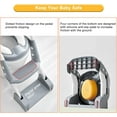 thumbnail image 3 of 2 in 1 Toddler Toilet Seat and Step Stool with Splash Guard and Ladder Anti Slip Pad Foldable Potty Training Seat for Kids Boys and Girls PVC Modern U Shape, 3 of 7