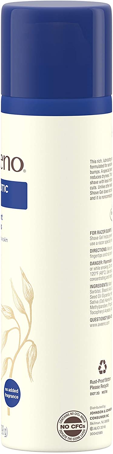 4 Pack - AVEENO Therapeutic Shave Gel 7 oz - image 2 of 6