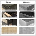 thumbnail image 7 of OAKHAM 6 Drawer Dresser, Rattan Wide Chest of Drawers for Bedroom Living Room, Large, Midnight Oak, 7 of 7