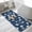 Blue, variant on Green Coastal Bathroom Rugs Non Slip Washable Bath Mat Absorbent Low Pile Front Door Mat Summer Ocean Nautical Starfish Shells Indoor Doormat for Kitchen Entryway Shower Decor Accessories 15.7"x23.6"