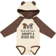 thumbnail image 3 of Inktastic Adopt a Rescue Dog Pet Boys or Girls Long Sleeve Baby Bodysuit, 3 of 5