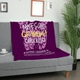 thumbnail image 4 of KAAYEE 50"x 60"Pink Butterfly Cozy Plush Throw Blanket for Grandma,Pink, 4 of 7