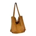 thumbnail image 1 of Guardurnaity Bolso de moda de lona disponible en variedad de colores Bolso de compras de hombro Bolsos de hombro Bolsas de mensajero y de hombro Marrón, 1 of 6