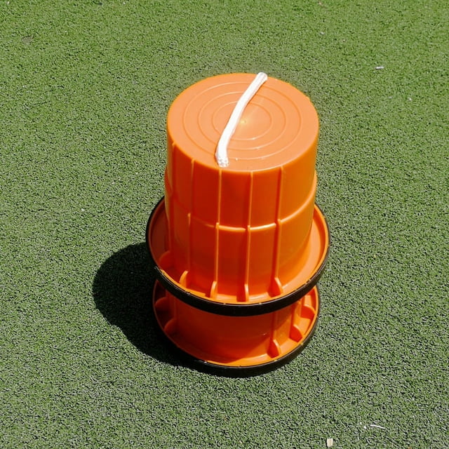 Zancos cilíndricos de plástico para jardín de infantes, juguetes para niños de plástico alto y grueso con cara sonriente, para entrenar el equilibrio al aire libre