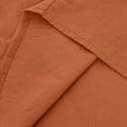 thumbnail image 6 of Dyegold Linen Sets For Women 2 Piece Outfit Long Sleeve Button Down Shirts Drawstring Wide Leg Long Pant Matching Lounge Set, 6 of 8