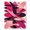 Pink, Pattern 9, variant on ODIKA 4'x6' Machine Washable Non-Slip Area Rug, Geometric Burgundy High Traffic Rug, Pink, 977826