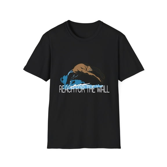 Novelty Awesome Swimmers Pool Party Gift Reach For Wall Professional Ocean Swimmer Men Women Unisex Softstyle T-Shirt