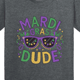 thumbnail image 4 of Inktastic Mardi Gras Dude Youth T-Shirt, 4 of 5