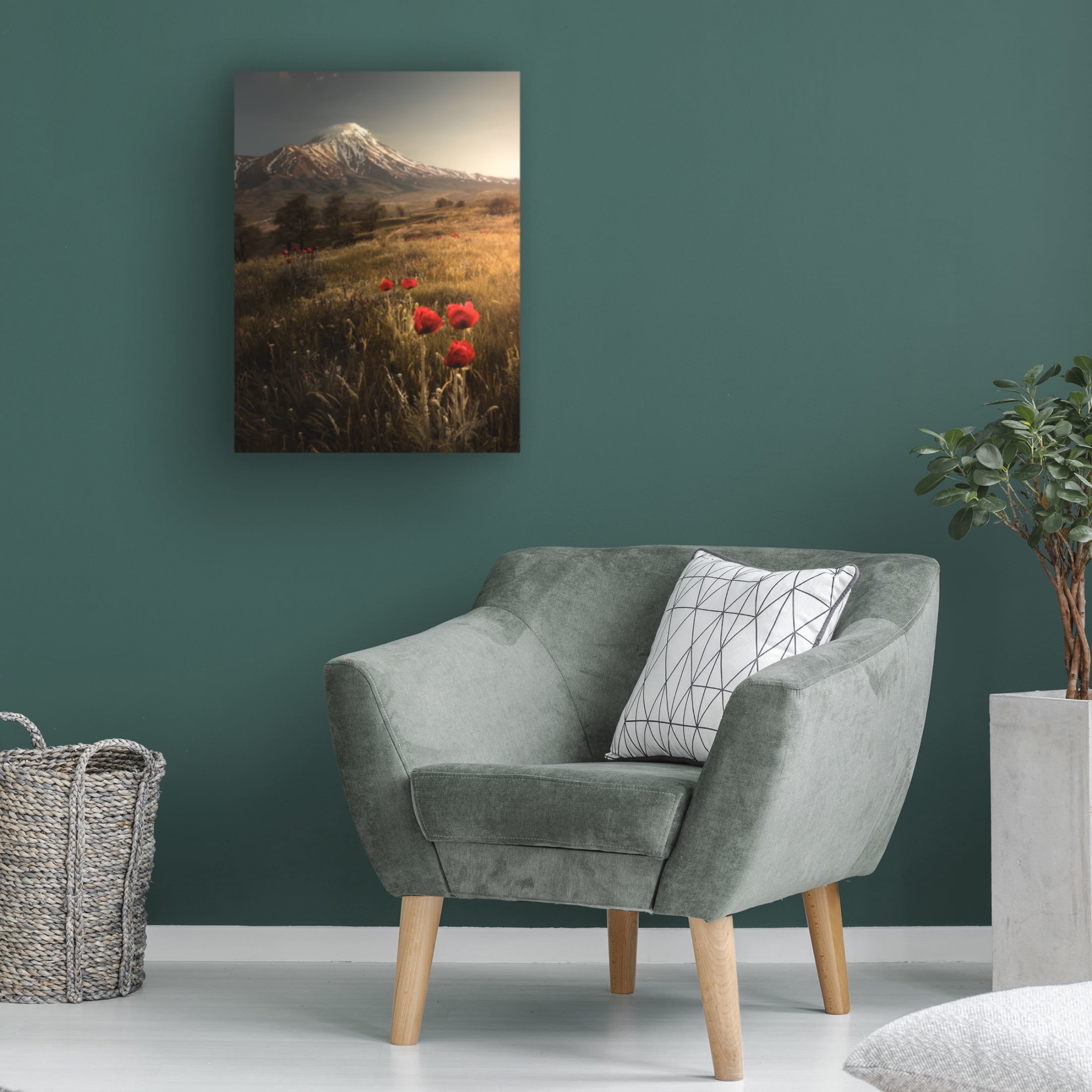 Canvas Wall Art - Majid Behzad 'Life Is Beautiful' Wall Art for Living Room, Bedroom, or Office Décor by Trademark Fine Art - 35 x 47 Inches