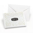 thumbnail image 1 of Hortense b Hewitt 35211 Polka Dot Thank You - Gold, 1 of 1
