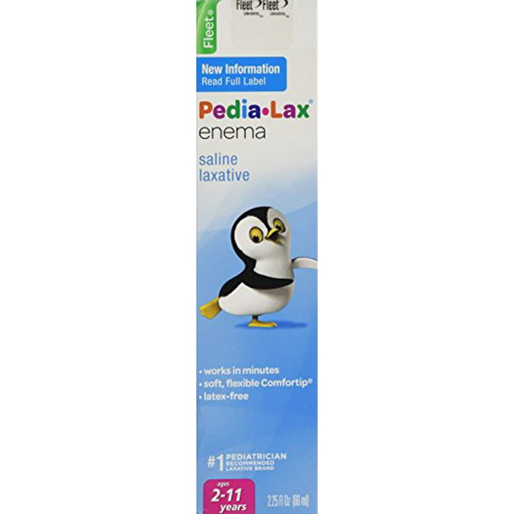 4 Pack Fleet PediaLax Enema 2.25oz Each