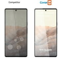 thumbnail image 5 of CoverON 3pcs Pack For Google Pixel 6 Pro Screen Protector Curve Tempered Glass - 98% full Coverage 9H Scratch Resistant - HD Clear, 5 of 9