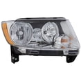 thumbnail image 3 of Garage-Pro Driver and Passenger Side Headlight for Jeep Compass 2011-2013 Halogen With bulb(s) Replaces# 68088868AD-PFM 68088869AD-PFM, 3 of 8