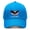 Bright-blue, variant on USA 250th Anniversary Red Baseball Cap Featuring Printed Graphic Artwork with Comfortable Fit for Patriotic Celebrations and Outdoor Use