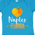 thumbnail image 4 of Inktastic Naples Florida Orange in Heart Boys or Girls Baby Bodysuit, 4 of 5