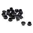 thumbnail image 3 of Uxcell 0.39'' Screw Cap Cover Locking Hole Plug Button Top Flush Type Plastic Black 30pcs, 3 of 5