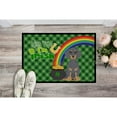 thumbnail image 2 of Blue and Tan Dachshund St. Patrick's Day Indoor or Outdoor Mat 24x36 36 in x 24 in, 2 of 5