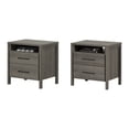 thumbnail image 2 of South Shore Gravity, Contemporary Nightstand,  Gray, 2 of 14