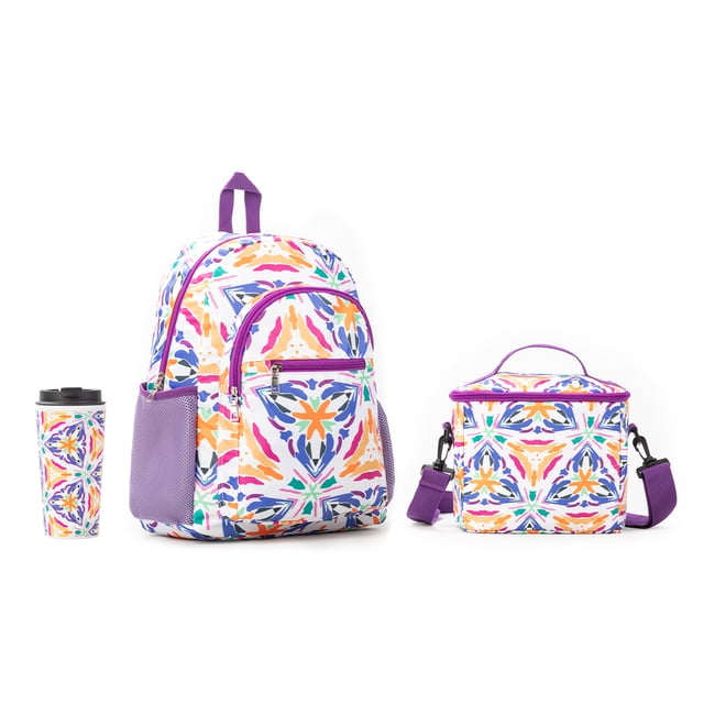 Set de Mochilas Escolar Mima2 Caleidoscopio 3 piezas