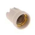 thumbnail image 3 of E27 Base Ceramic Lamp Holder Socket Cap For Halogen Light Bulb Down Light, 3 of 5