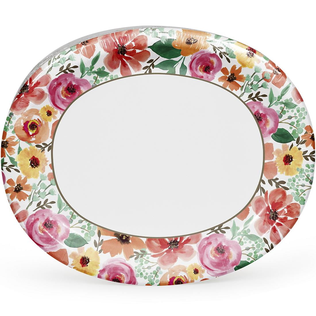 Artstyle Oval "Let It Shine' Performa Paper Plates, 35 ct.