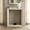 Alder White, variant on Evelyn&Zoe Modern Farmhouse 22" Wide Black Grain Console Table