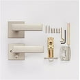 thumbnail image 2 of Sure-Loc CT102 15 Cortina Privacy Door Lever Set - Nickel, 2 of 7