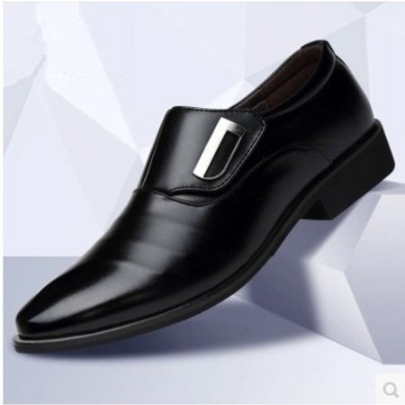 

Barber shoes black men‘s casual shoes plus velvet boys shoes Korean trend England pointed generation of hair
