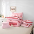 thumbnail image 6 of Castle Fairy Kids Children Teens Cartoon Cupcake Dessert Bedding Comforter Set 7pcs,Kawaii Floral Flowers Queen Bedding Sets Super Cozy,Dreamy Princess Food Queen Sheet Sets,Breathable Home Decor, 6 of 8