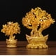 thumbnail image 2 of Nvzi Árbol del dinero Feng Shui de citrino/cristal amarillo con macetas de dragón chino, estilo B, grande, 2 of 2