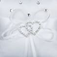 thumbnail image 3 of Cojín portador de anillo de boda Sunnimix diamante fiesta 10 cm x 10 cm, 3 of 8