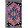 thumbnail image 2 of SAFAVIEH Bellagio Trevelyan Bordered Wool Area Rug, Pink/Multi, 4' x 6', 2 of 8