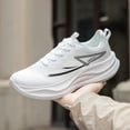thumbnail image 2 of Men's Low-Top Running Sneakers Lace-Up Walking Shoes with Cushioned Midsole - Multi-Color Available, 2 of 3