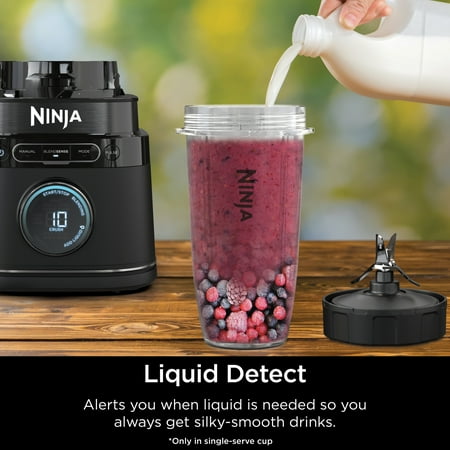 Ninja - Detect Kitchen System Power Blender + Processor Pro with BlendSense Technology - Black