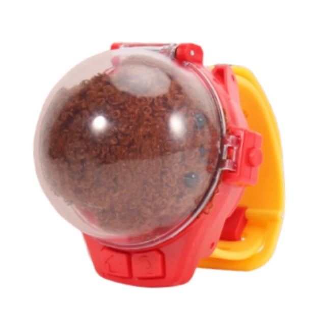 Coche de control remoto con reloj para cachorros, juguete creativo para fiestas infantiles, regalo de cumpleaños Marrón