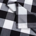 thumbnail image 4 of Haperlare Buffalo Plaid Tablecloth Farmhouse Yarn Dyed Textured Rectangle Table Cloth for Outdoor Picnic Kitchen Holiday Dinner, 55" x 84", Black White, 4 of 6