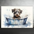 thumbnail image 2 of Bouvierdes Flandres Dog Canvas Bathroom Décor - Unique Bath Wall Decor - Modern Canvas Bathroom Wall Art - Room Decor - Bathroom Decorations - Restroom Sign - Wall decor living room, 2 of 4