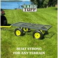 thumbnail image 6 of Yard Tuff 3-in-1 Dual Side Dump Wagon with 1000 lb. Capacity, Grey/Green, 6 of 12