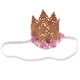 thumbnail image 2 of Tiaras de diadema de corona de flores Perfecl Rosa claro, 2 of 7