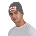 thumbnail image 4 of Flag of Montreal Winter Beanie Hats for Men Women, Beanie Soft Warm Knit Hat Ski Cuffed Cap, 4 of 5