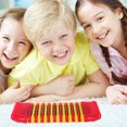 thumbnail image 4 of ELAYARD 1Pack Traditional Style Plastic Castanets For Kids Rhythm Exploration Tool In Red, 4 of 6
