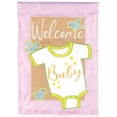 thumbnail image 1 of Dicksons Inc Bandera Bienvenida Bebé Arpillera Poliéster, 1 of 1