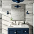 thumbnail image 2 of Eviva Sax 24" Brushed Chrome Metal Frame Bathroom Wall Mirror, 2 of 7